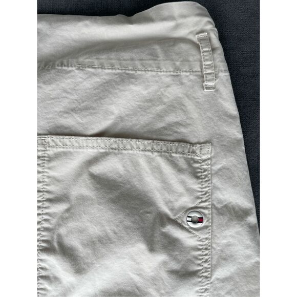 Tommy Hilfiger Cargo Pants Womens 6 Beige Y2K Utility Retro Style Streetwear‎ - Picture 9 of 10